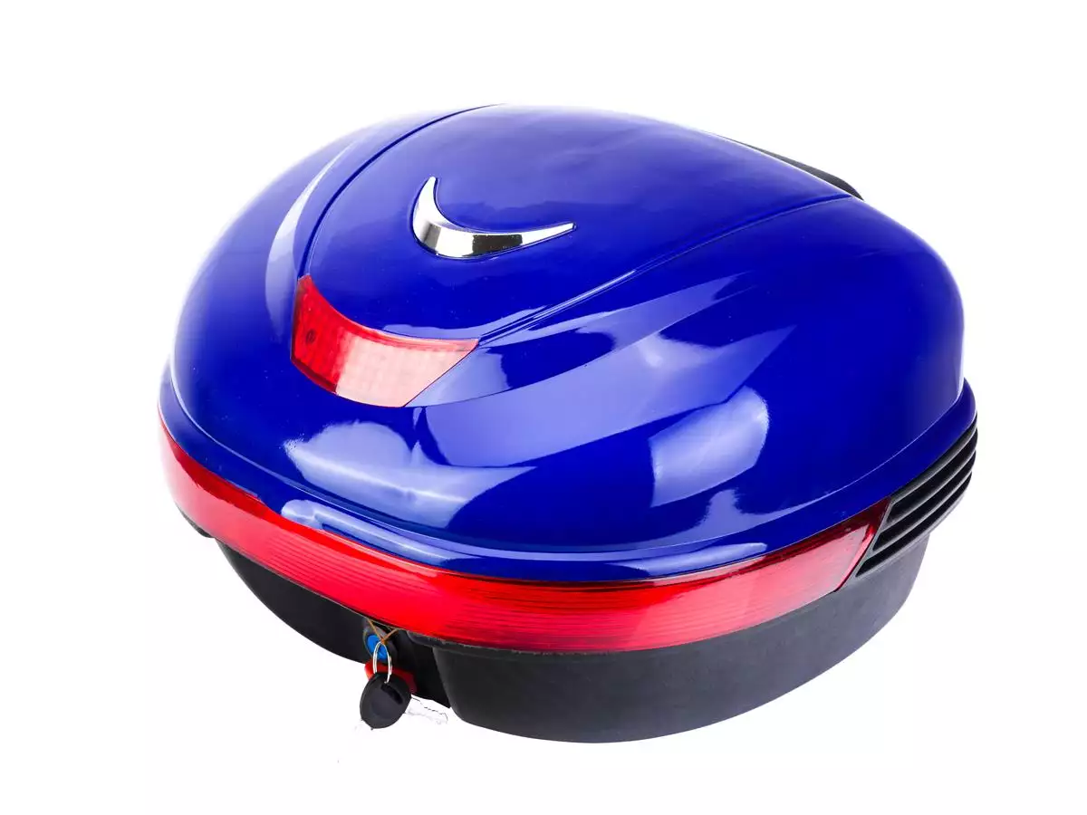 Kufer do motocykla 268 (44x38x28) 30L czar/nieb